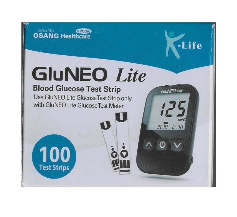 GLUNEOLITE GLUCOSE STRIP 100 STRIP